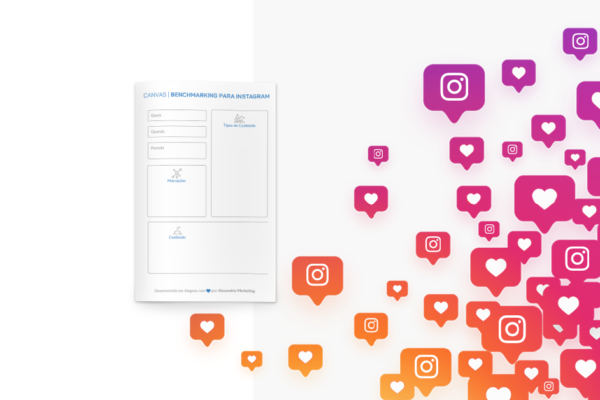 Canvas de Benchmarking para Instagram - Alexandria Marketing